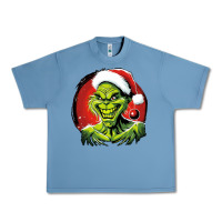 Pebble Blue Grinch Urban Heavy Tee - Unal Design