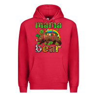 Cardinal st patricks mama  bear Premium Hoodie - AdoDesignShop