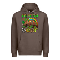 Coffee st patricks mama  bear Premium Hoodie - AdoDesignShop
