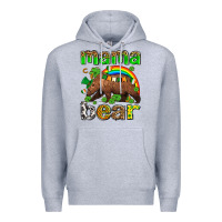 Heather Grey st patricks mama  bear Premium Hoodie - AdoDesignShop