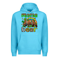 Ocean Blue st patricks mama  bear Premium Hoodie - AdoDesignShop