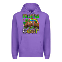 Purple st patricks mama  bear Premium Hoodie - AdoDesignShop