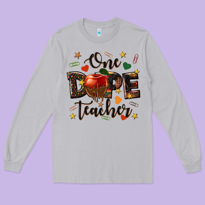 One Dope Teacher Long Sleeve Tee Designed By Texasbilliewilder