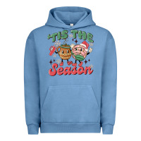Pigment Pebble Blue mexican christmas tis the season Urban Hoodie - MaliasSmallBusiness