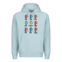 Blue Mist coffee thermos Premium Hoodie - MaliasSmallBusiness