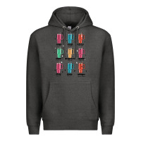 Charcoal Heather coffee thermos Premium Hoodie - MaliasSmallBusiness