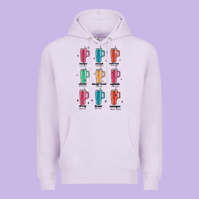 Coffee Thermos Premium Hoodie Designed By Maliassmallbusiness