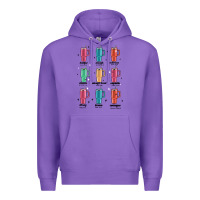Purple coffee thermos Premium Hoodie - MaliasSmallBusiness