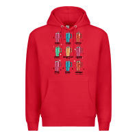 Red coffee thermos Premium Hoodie - MaliasSmallBusiness