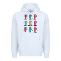 White coffee thermos Premium Hoodie - MaliasSmallBusiness