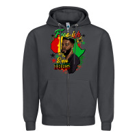 Smoke free ish since 1865 black man Zipper Hoodie - HRA Design Shop