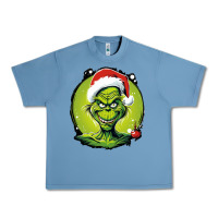 Pebble Blue Grinch Urban Heavy Tee - Unal Design
