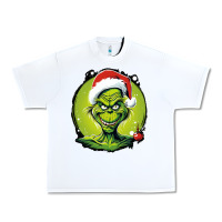 White Grinch Urban Heavy Tee - Unal Design