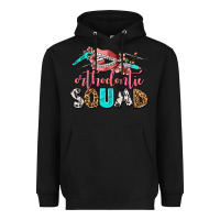 Black orthodontic squad Heavyweight Hoodie - AdoDesignShop