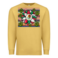 Antique Gold sunflower mexican flag tumbler Premium Sweatshirt - JahusDesignShop