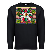 Black sunflower mexican flag tumbler Premium Sweatshirt - JahusDesignShop