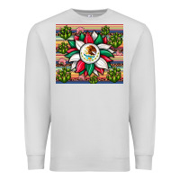 Dove Grey sunflower mexican flag tumbler Premium Sweatshirt - JahusDesignShop