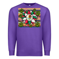 Purple sunflower mexican flag tumbler Premium Sweatshirt - JahusDesignShop