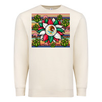 Sandshell sunflower mexican flag tumbler Premium Sweatshirt - JahusDesignShop