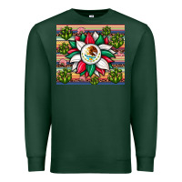 Sports Green sunflower mexican flag tumbler Premium Sweatshirt - JahusDesignShop