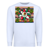 White sunflower mexican flag tumbler Premium Sweatshirt - JahusDesignShop