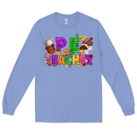 Colony Blue p.e. teacher cinco de mayo Long Sleeve Tee - texasbilliewilder