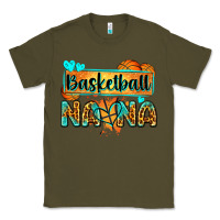 Army Green basketball nana with leopard Classic Tee - Zillion Design Studio