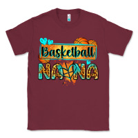 Burgundy basketball nana with leopard Classic Tee - Zillion Design Studio