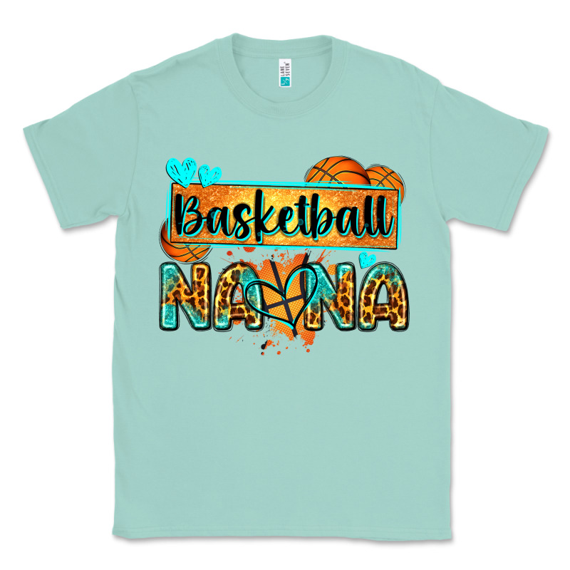 Basketball Nana With Leopard Classic Tee by Zillion Design Studio | Teevron