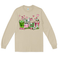Mushroom botanic coffee cups Long Sleeve Tee - AdoDesignShop