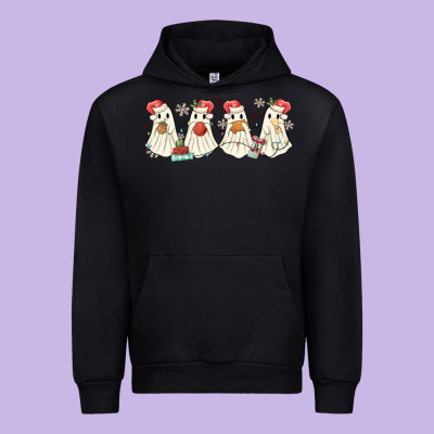 Pantasmas Mexican Christmas Ghosts Urban Hoodie Designed By Maliassmallbusiness