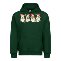 Forest Green pantasmas mexican christmas ghosts Urban Hoodie - MaliasSmallBusiness