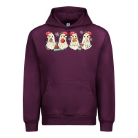 Mauve Wine pantasmas mexican christmas ghosts Urban Hoodie - MaliasSmallBusiness