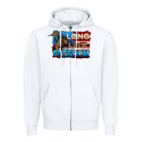 Long Live Freedom 4th Of July Zipper Hoodie | Teevron