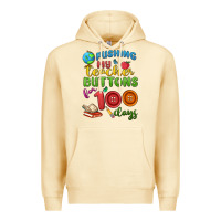 Pina Colada pushing my teacher buttons for 100 days Premium Hoodie - MaliasSmallBusiness