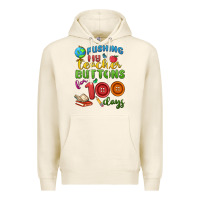 Tofu pushing my teacher buttons for 100 days Premium Hoodie - MaliasSmallBusiness