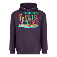 Plum life is better in flip flops Heavyweight Hoodie - AdoDesignShop