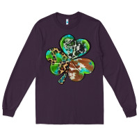 Plum western shamrock Long Sleeve Tee - RanaPortraitStore