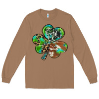 Toasted Coconut western shamrock Long Sleeve Tee - RanaPortraitStore