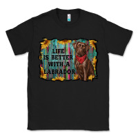 Black life is better with a labrador Classic Tee - RanaPortraitStore