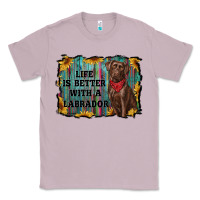 Lilac life is better with a labrador Classic Tee - RanaPortraitStore