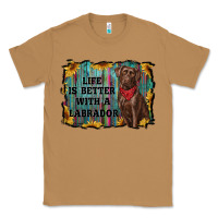 Toasted Coconut life is better with a labrador Classic Tee - RanaPortraitStore