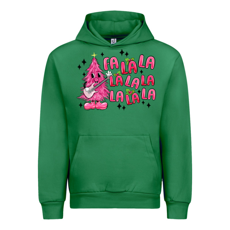Pink Christmas Fa La La Urban Hoodie by MaliasSmallBusiness | Teevron