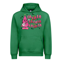 Emerald pink christmas fa la la Urban Hoodie - MaliasSmallBusiness