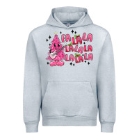 Heather Grey pink christmas fa la la Urban Hoodie - MaliasSmallBusiness