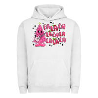 Pigment Lunar Rock pink christmas fa la la Urban Hoodie - MaliasSmallBusiness