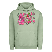 Pigment Oil Green pink christmas fa la la Urban Hoodie - MaliasSmallBusiness