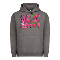 Pigment Tornado pink christmas fa la la Urban Hoodie - MaliasSmallBusiness