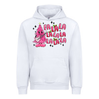 White pink christmas fa la la Urban Hoodie - MaliasSmallBusiness