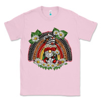 Bubblegum Pink ladybuy gnomies rainbow Classic Tee - BarkalooDesign